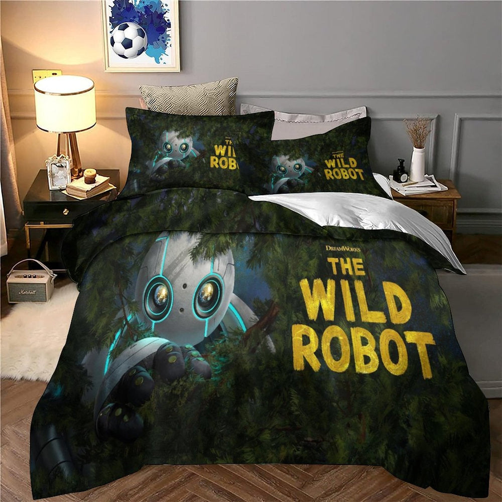 The Wild Robot Bedding Set Pattern Quilt Cover Without Filler (Online Order Only)