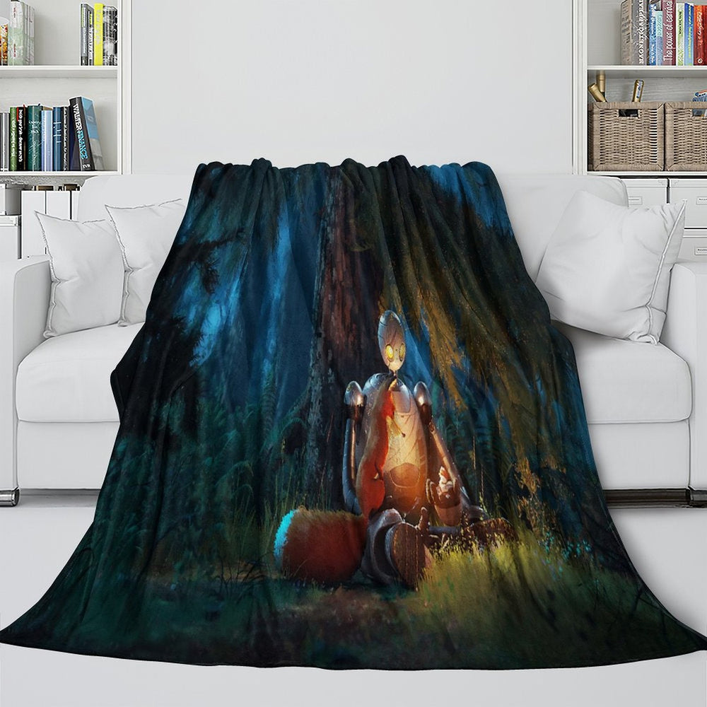 The Wild Robot Blanket Flannel Fleece Throw Room Decoration (Online Order Only)
