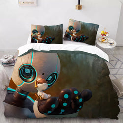 The Wild Robot Roz Brightbill Bedding Set Pattern Kids Quilt Cover Without Filler (Online Order Only)