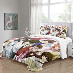 The World God Only Knows Bedding Set Pattern Quilt Cover Without Filler (Online Order Only)