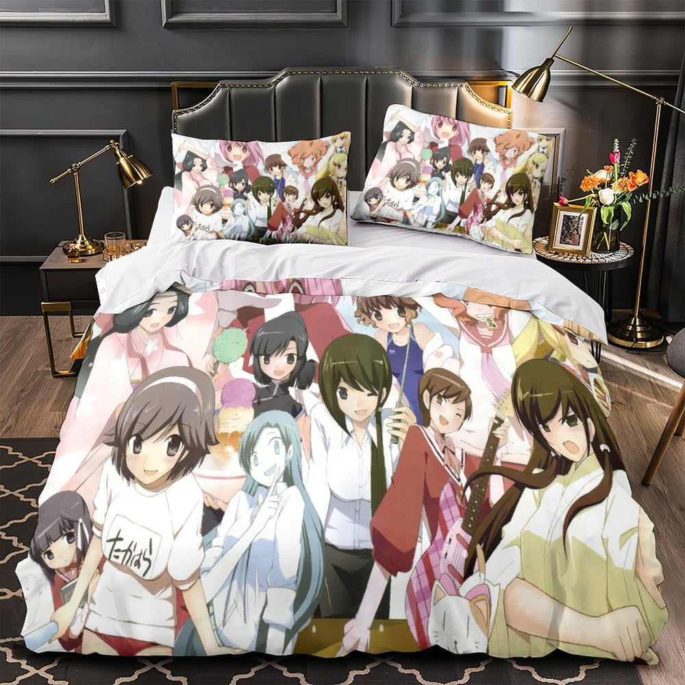 The World God Only Knows Bedding Set Pattern Quilt Cover Without Filler (Online Order Only)
