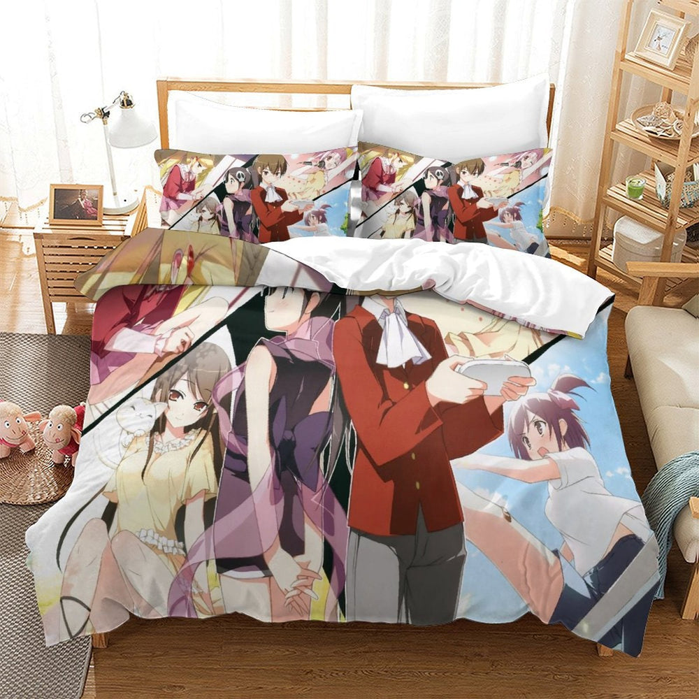 The World God Only Knows Bedding Set Pattern Quilt Cover Without Filler (Online Order Only)
