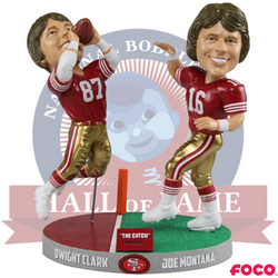 The Catch Joe Montana to Dwight Clark Bobblehead (ONLINE ORDER ONLY)