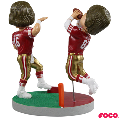 The Catch Joe Montana to Dwight Clark Bobblehead (ONLINE ORDER ONLY)