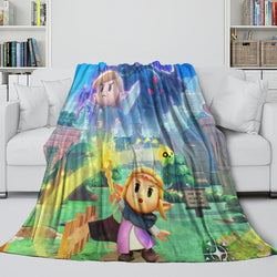 The Legend of Zelda Echoes of Wisdom Blanket Flannel Throw (ONLINE ORDER ONLY)