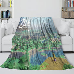 The Legend of Zelda Echoes of Wisdom Blanket Flannel Throw (ONLINE ORDER ONLY)