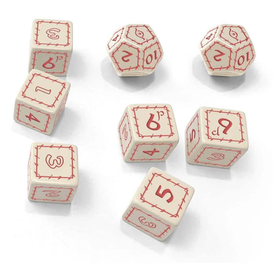 The One Ring RPG: White Dice Set (ONLINE ORDER ONLY)