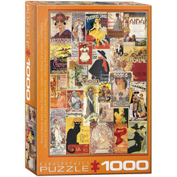 Theater & Opera Vintage Posters 1000 Piece Jigsaw Puzzle Eurographics (ONLINE ORDER ONLY)