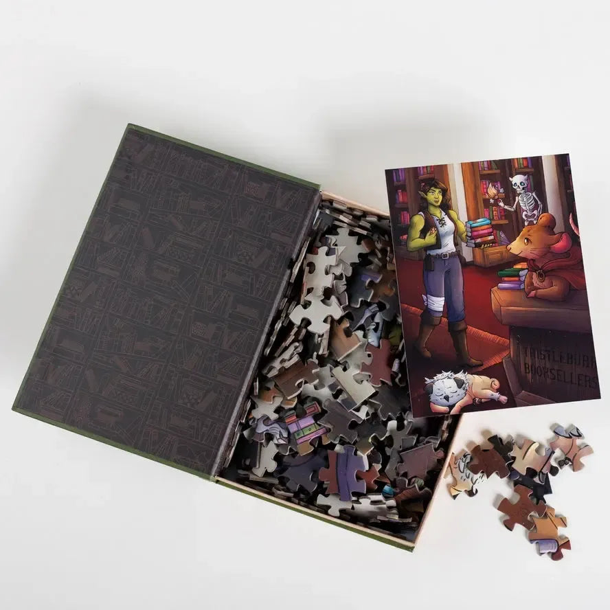 Thistleburr Booksellers "Bookshops & Bonedust" 250 Piece Jigsaw Puzzle KOT