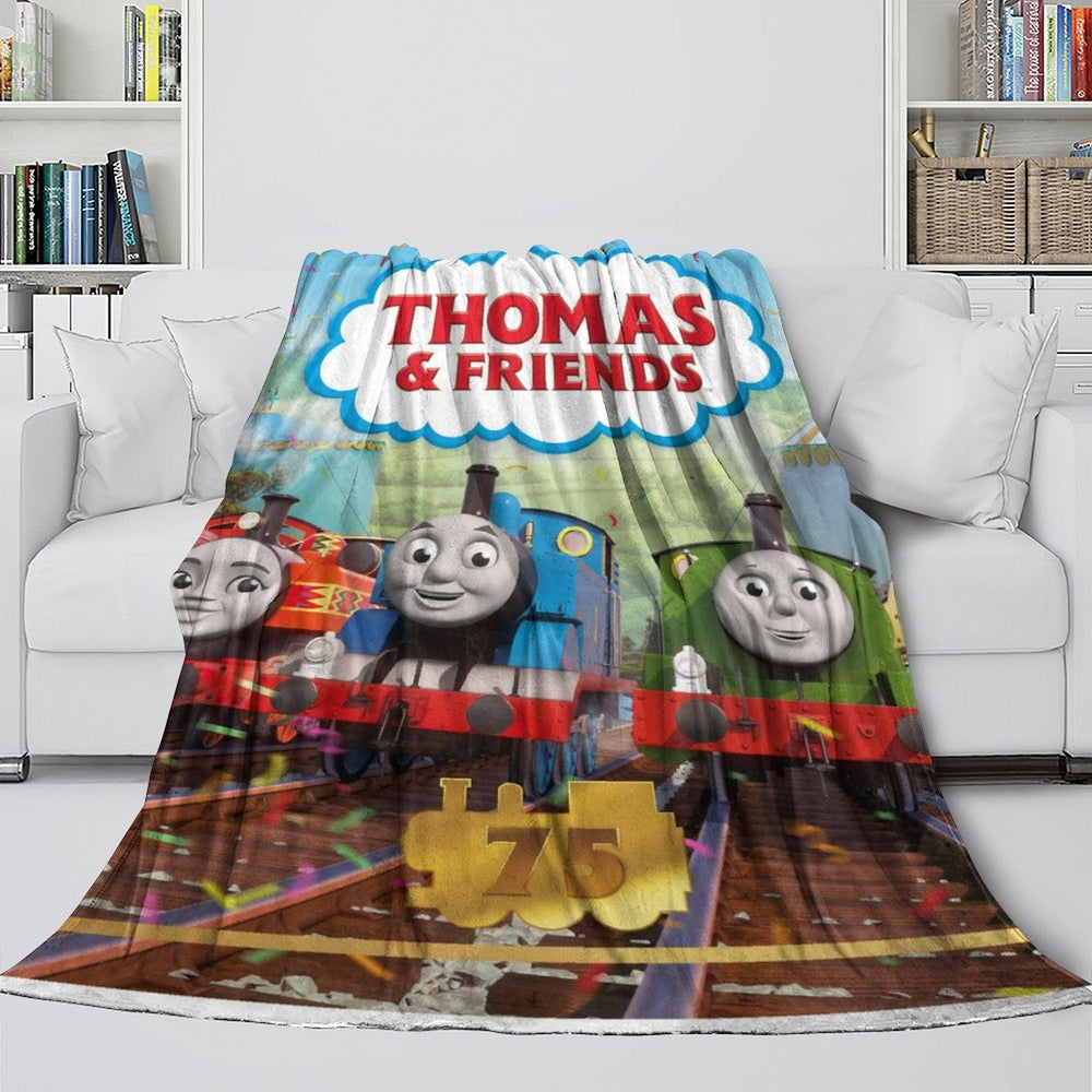 Thomas & Friends Blanket Flannel Fleece Throw Room Decoration (Online Order Only)
