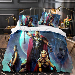 Thor 4 Love and Thunder Bedding Set Duvet Cover (Online Order Only)