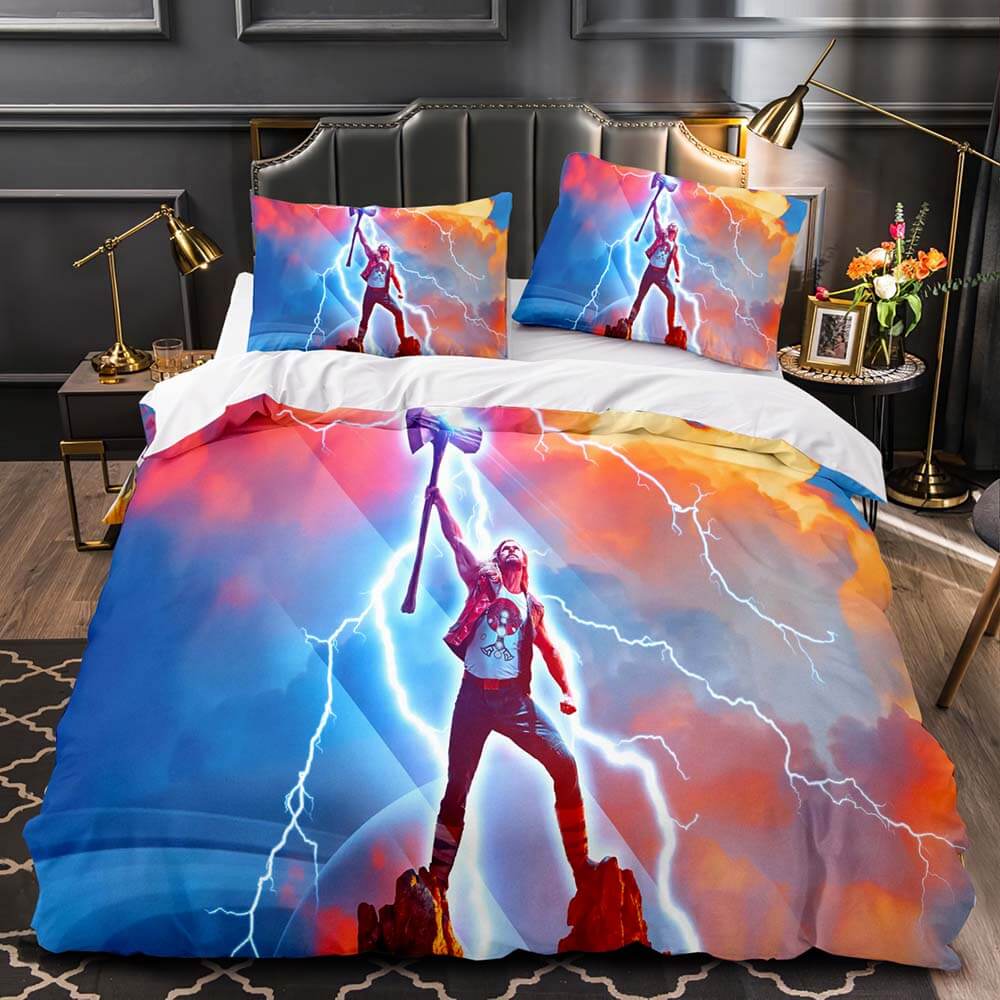 Thor 4 Love and Thunder Bedding Set Duvet Cover (Online Order Only)