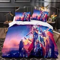 Thor 4 Love and Thunder Bedding Set Duvet Cover (Online Order Only)