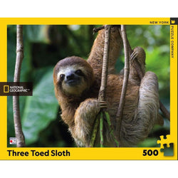 Three Toed Sloth National Geographic 500 Piece Jigsaw Puzzle NYPC (ONLINE ORDER ONLY)