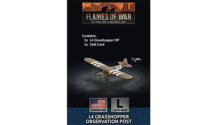 Flames of War: American L4 Grasshopper Observation Post (Late War) (ONLINE ORDER ONLY)