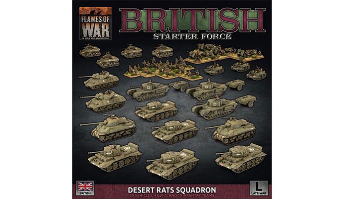 Flames of War: British Starter Force - Desert Rats Squadron (ONLINE ORDER ONLY)