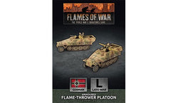 Flames of War: German SD KFZ 251 Flamethrower Platoon (Late War) (ONLINE ORDER ONLY)