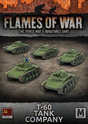 Flames of War: Soviet T-60 Tank Company (Mid War) (ONLINE ORDER ONLY)