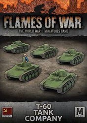 Flames of War: Soviet T-60 Tank Company (Mid War) (ONLINE ORDER ONLY)
