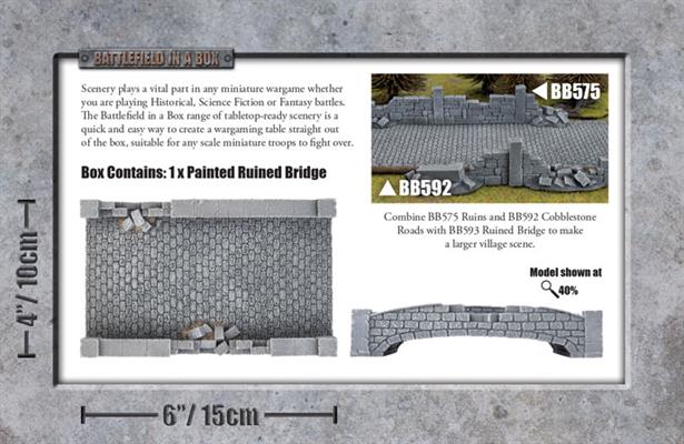 Battlefield in a Box: Wartorn Village - Bridge (ONLINE ORDER ONLY)