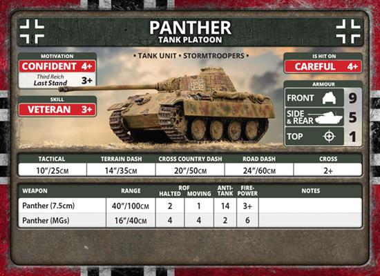 Flames of War: D-Day - German Unit Cards (ONLINE ORDER ONLY)