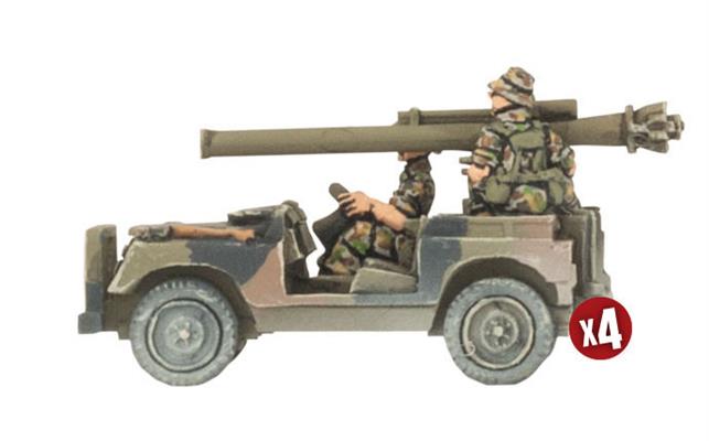 Team Yankee: Australian Anti-tank Land Rover Section (ONLINE ORDER ONLY)