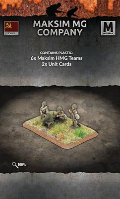 Flames of War: Soviet Maksim MG Company (Mid War) (ONLINE ORDER ONLY)