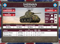 Flames of War: British Sherman Armoured Troop (Late War) (ONLINE ORDER ONLY)