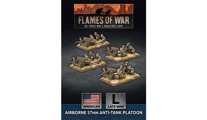 Flames of War: American Parachute 57mm Anti-Tank Platoon (Late War) (ONLINE ORDER ONLY)