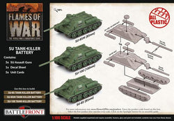 Flames of War: Soviet SU Tank-Killer Battery (Late War) (ONLINE ORDER ONLY)