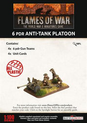 Flames of War: British 6 pdr Anti-tank Platoon (Late War) (ONLINE ORDER ONLY)