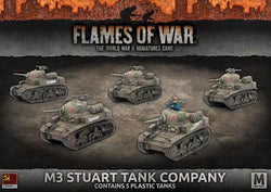 Flames of War: Soviet M3 Stuart Tank Company (Mid War) (ONLINE ORDER ONLY)