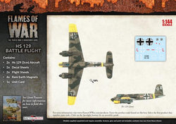 Flames of War: German HS 129 Battle Flight (Mid War) (ONLINE ORDER ONLY)