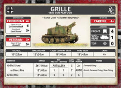 Flames of War: German Grille 15cm Gun Platoon (Mid War) (ONLINE ORDER ONLY)