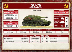 Flames of War: Soviet SU-76 Light SP Battery (Mid War) (ONLINE ORDER ONLY)