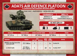 Team Yankee: Candian ADATS Air Defence Platoon (ONLINE ORDER ONLY)
