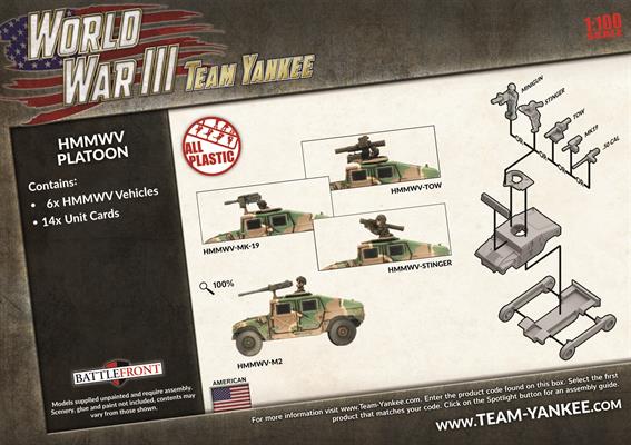 Team Yankee: HMMWV Platoon (ONLINE ORDER ONLY)