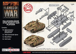Flames of War: German Fallschirmjäger StuG Assault Gun Platoon (Late War) (ONLINE ORDER ONLY)