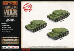 Flames of War: Soviet KV Tank Company (Late War) (ONLINE ORDER ONLY)