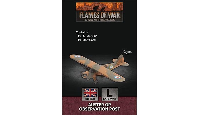 Flames of War: British Auster Observation Post (Late War) (ONLINE ORDER ONLY)
