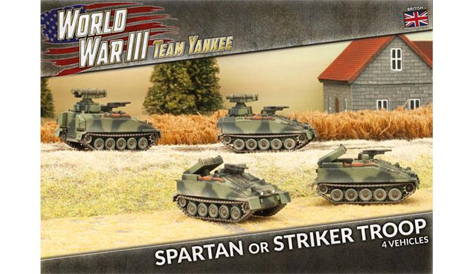 Team Yankee: British - Spartan or Striker Troop (ONLINE ORDER ONLY)