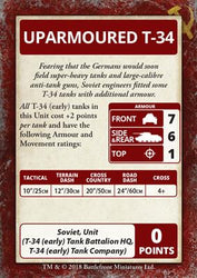 Flames of War: Soviet Enemy at the Gates Command Cards (ONLINE ORDER ONLY)