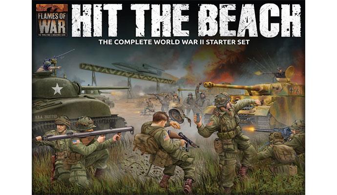 Flames of War: Hit The Beach - The Complete WWII Starter Set (ONLINE ORDER ONLY)