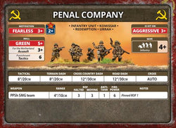 Flames of War: Bagration - Soviet Unit Cards (ONLINE ORDER ONLY)