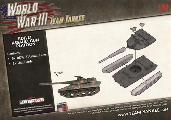 Team Yankee: RDF/LT Assault Gun Platoon (ONLINE ORDER ONLY)