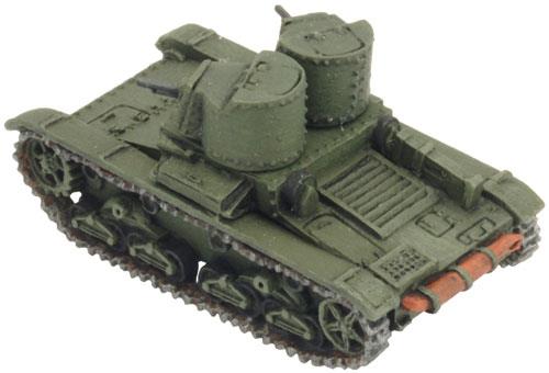 Flames of War: Soviet T-26 obr 1932 (with KhT-26 Flame-tank option) (Early War) (ONLINE ORDER ONLY)