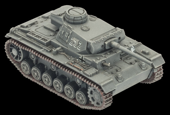Flames of War: German Panzer III Tank Platoon (Mid War) (ONLINE ORDER ONLY)