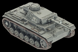Flames of War: German Panzer III Tank Platoon (Mid War) (ONLINE ORDER ONLY)
