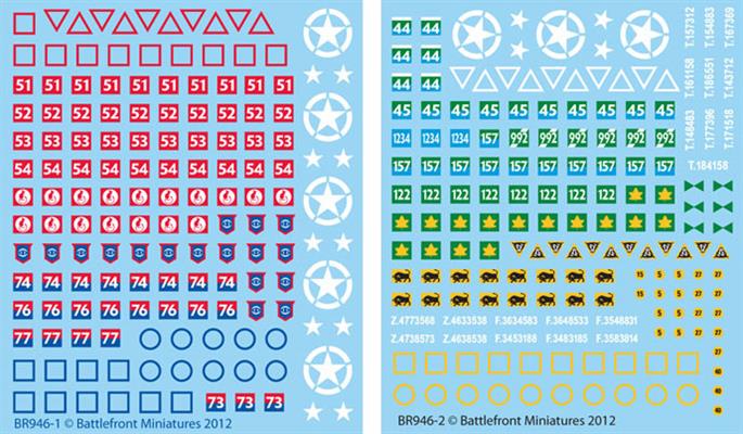Flames of War: British Decals (Late War) (ONLINE ORDER ONLY)
