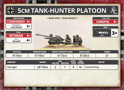 Flames of War: German 5cm Tank-Hunter Platoon (Mid War) (ONLINE ORDER ONLY)
